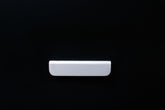 White wooden finger pull frontal view